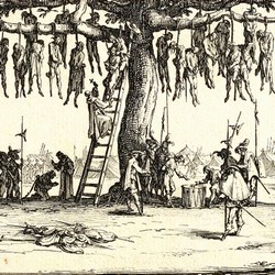 Les grandes misères de la guerre - L'arbre aux pendus (1633)