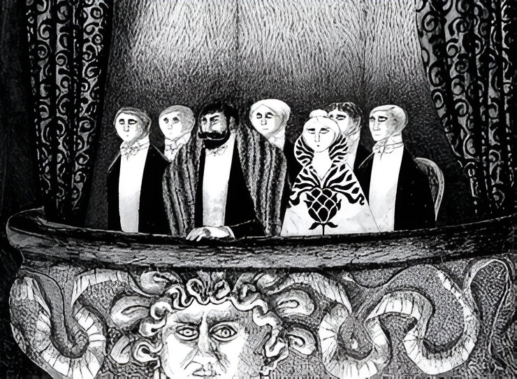 The Blue Aspic - Edward Gorey