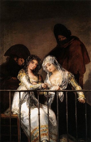 Majas al balcón - Francisco de Goya