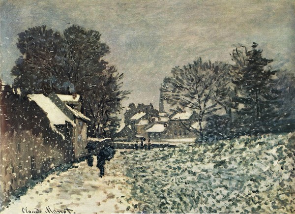 Neige à Argenteuil - Monet