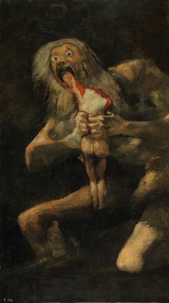 Saturno devorando a su hijo - F. de Goya