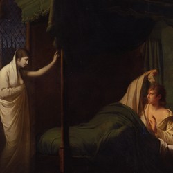 William and Margaret from Percy's 'Reliques of Ancient English Poetry' - Joseph Wright of Derby