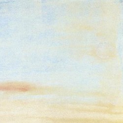 Étude du ciel au coucher du soleil - Eugene Delacroix