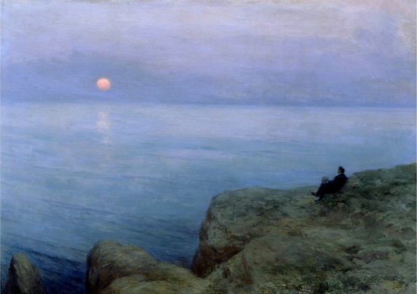 Aleksandr Pushkin at the Seashore. Leonid Osipovic Pasternak