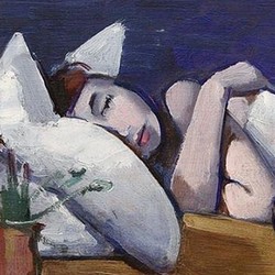 Schlafendes Mädchen - Franz Lerch
