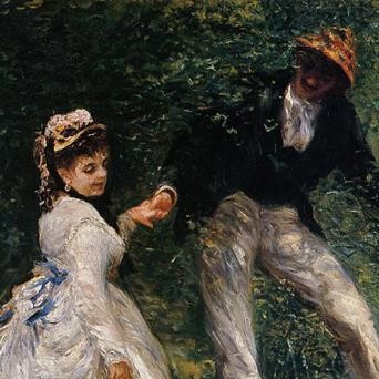 La promenade - Pierre August Renoir