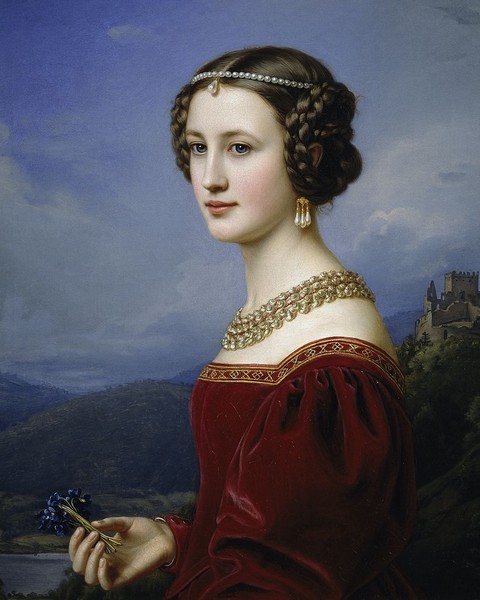 Portrait of Cornelia Wetterlein - Joseph Stieler