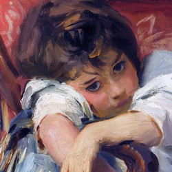 Portrait of a child  -  John Singer Sargent