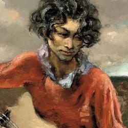 Le gitan à la guitare - Marcel Dyf